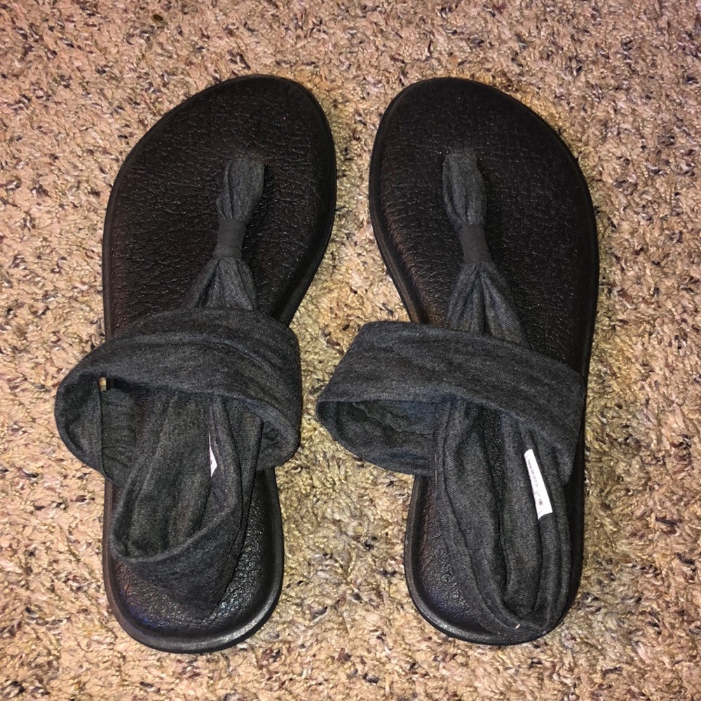 Gray Sanuk Sandals